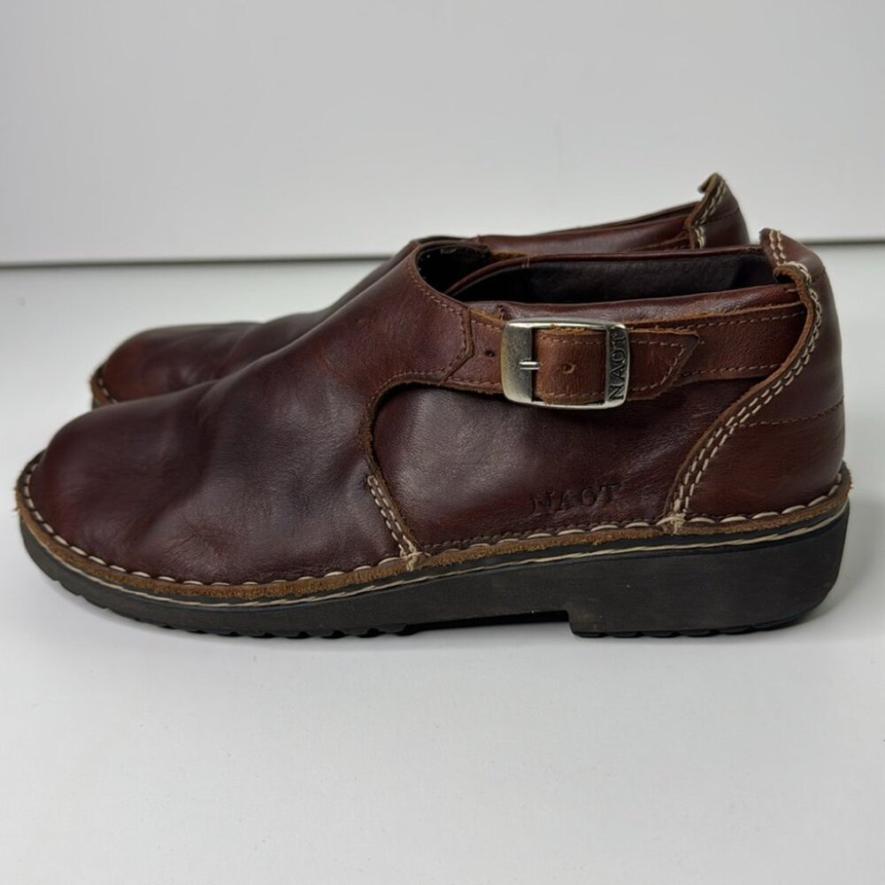 SOLD - Naot Tan Leather Loafer Shoes size 39 - Picture 6 of 14